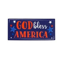 Patriotic God Bless America Sassafras Switch Mat