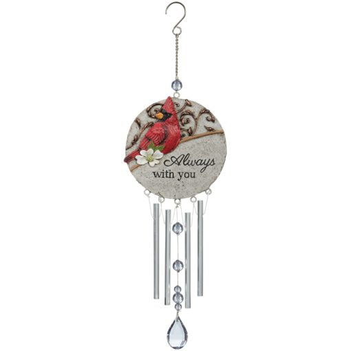 "Always With You" Cardinal Comfort Chimes