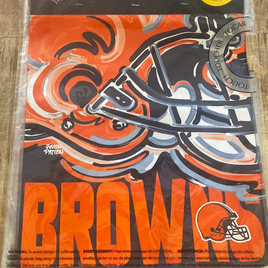 Cleveland Browns, Suede GDN, Justin Patten Logo