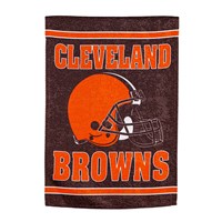 Cleveland Browns Embossed Suede Flag