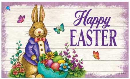 Easter Bunny Floormat