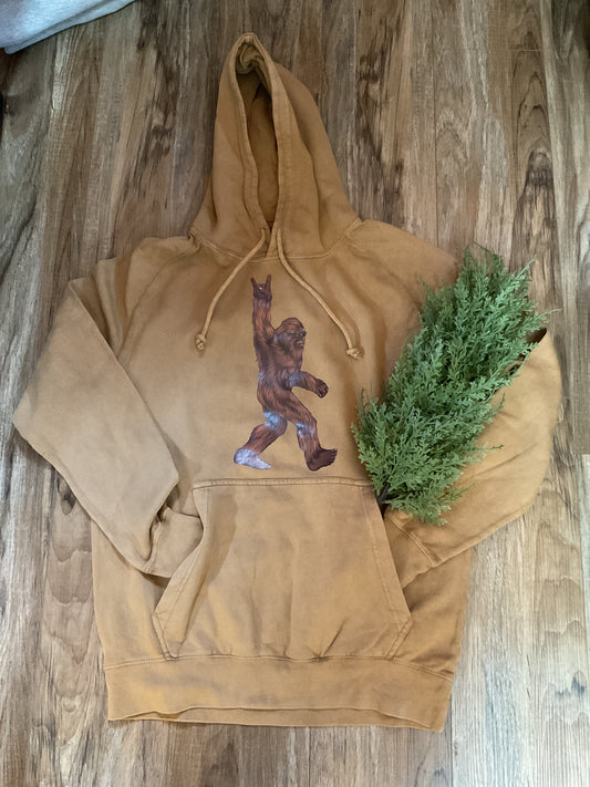Sasquatch Brown Hooded Sweatshirt