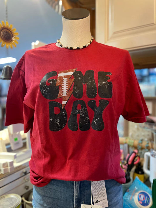 Red Game Day T-Shirt Large