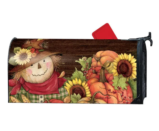 Autumn Scarecrow Mailbox Cover
