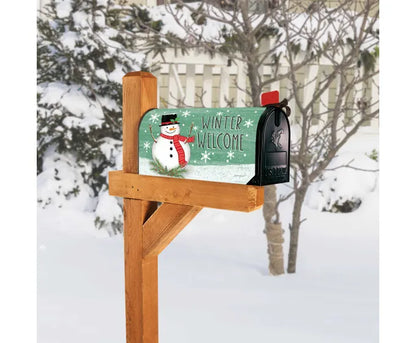 Winter Welcome Mailbox Cover