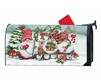 Christmas Gnome Mailbox Cover