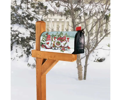 Christmas Gnome Mailbox Cover