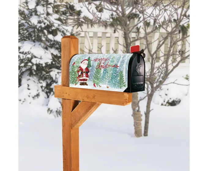 Santa's Forest Mailbox Cover