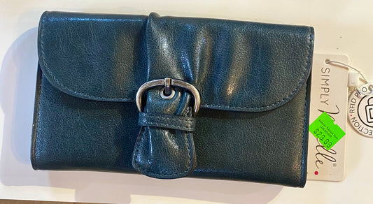 CINCHED WALLET Peacock