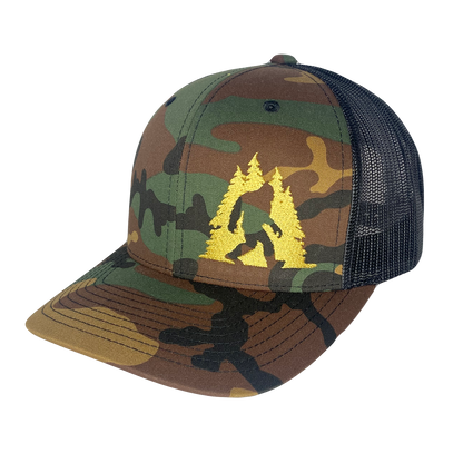 Direction Apparel - Sasquatch in Trees | Curved Bill Trucker