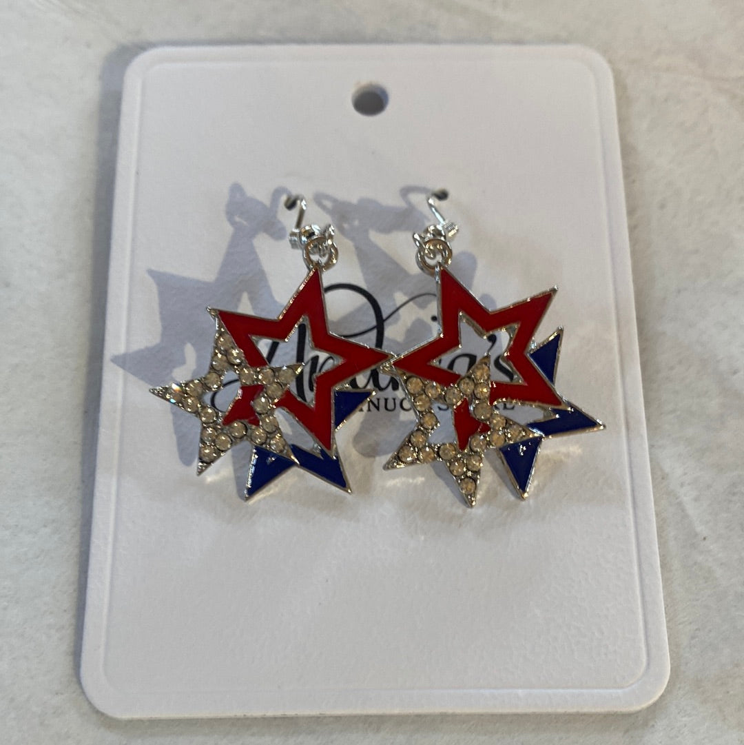 Star Spangled Earrings