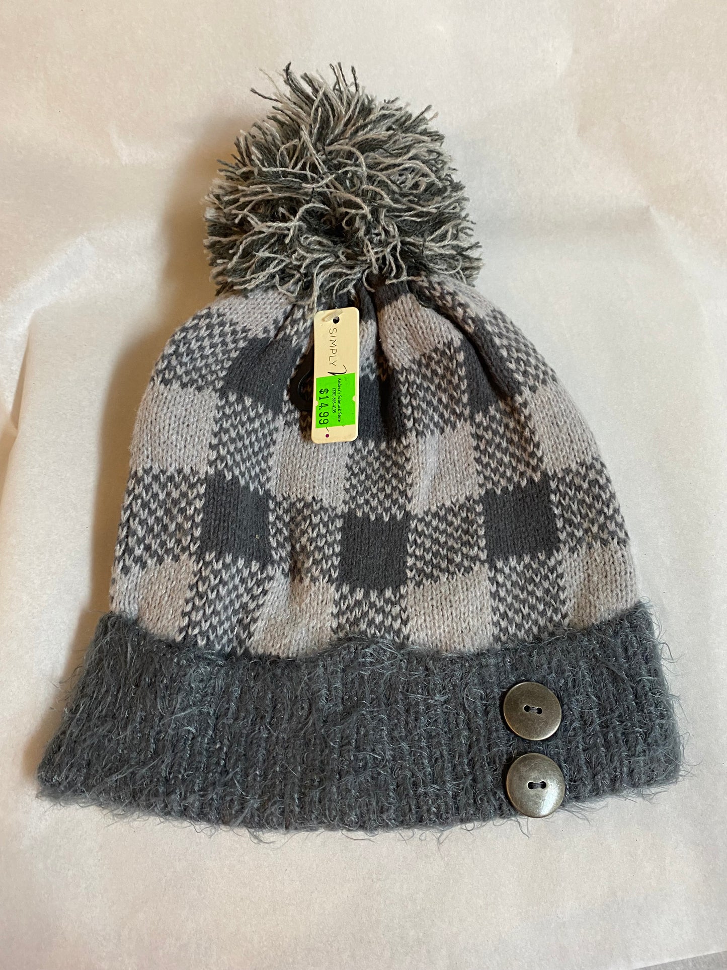 Super Soft Check Hat