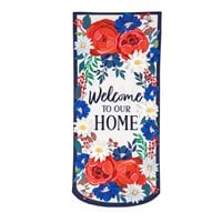 Patriotic Welcome to Our Home Everlasting Impressions Textile Décor