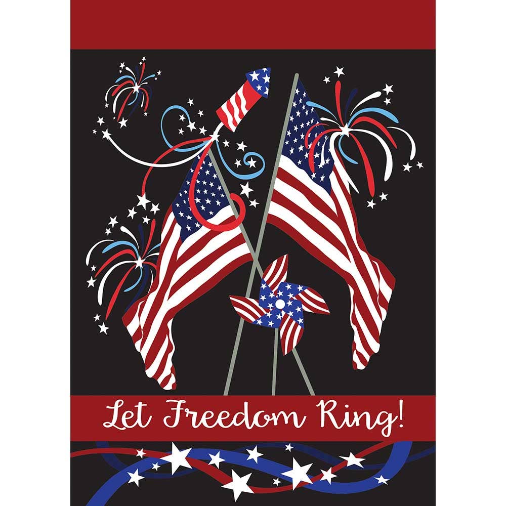 Magnolia - Garden Patriotic-Let Freedom Flag