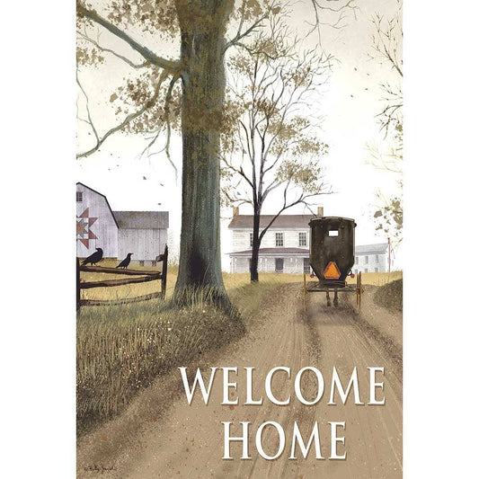 Amish Welcome Home Buggy Flag Magnolia - 😲 13x18