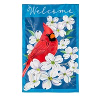 Spring Dogwood Cardinal Standard Flag