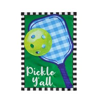 Pickle Ball Y'all Garden Flag