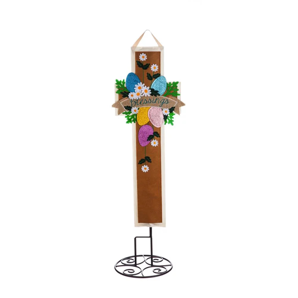 Easter Cross 36" Statement Stake