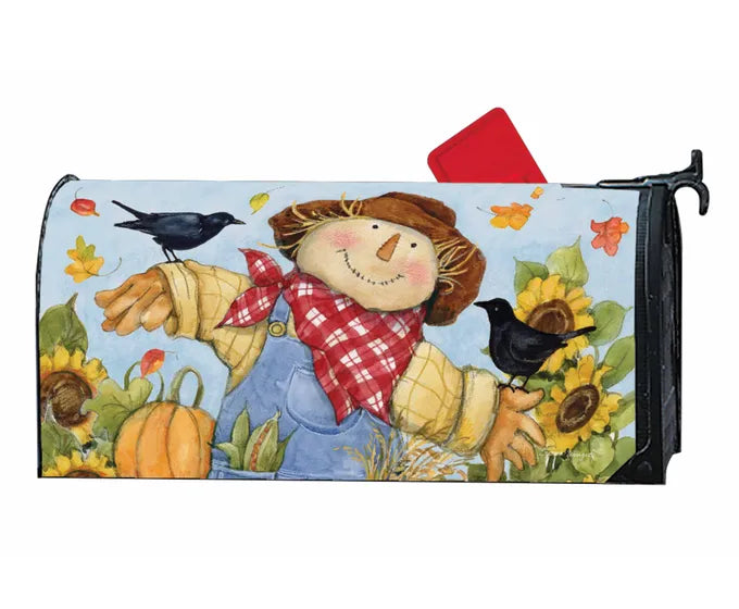 Garden Scarecrow OS Mailbox Cover