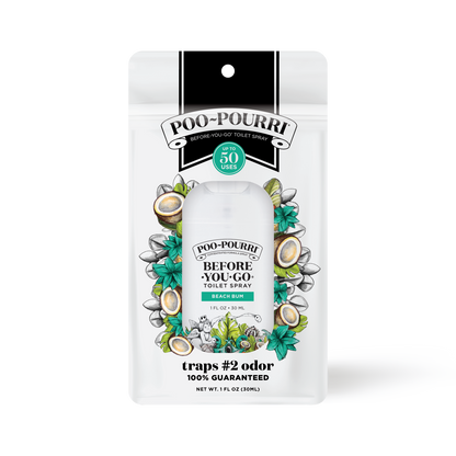 ~Pourri - Poo~Pourri 1oz Pocket Sprayer w/ Pouch - Beach Bum