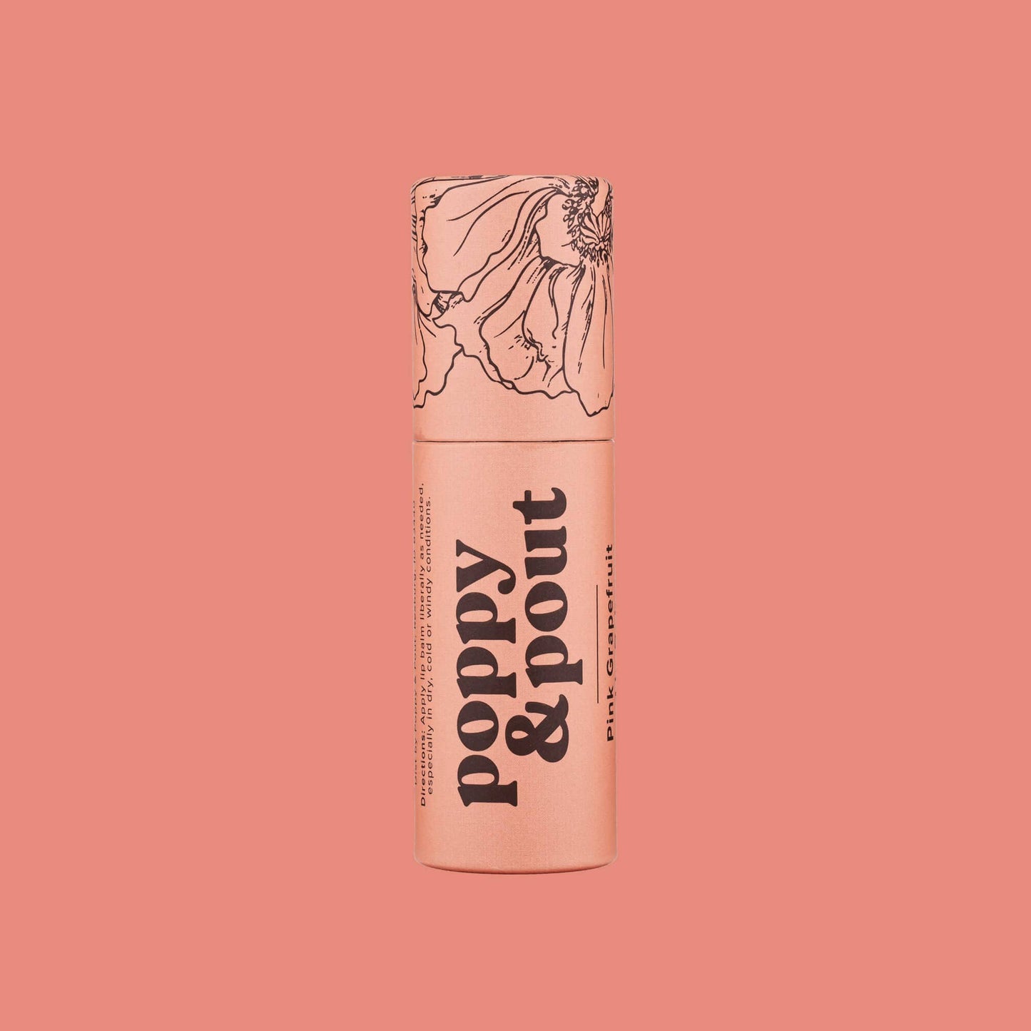 Poppy & Pout - Lip Balm, Pink Grapefruit