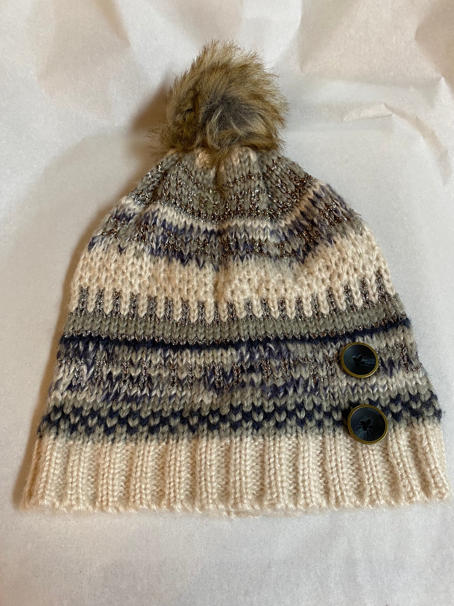 Knit Sparkle Hat