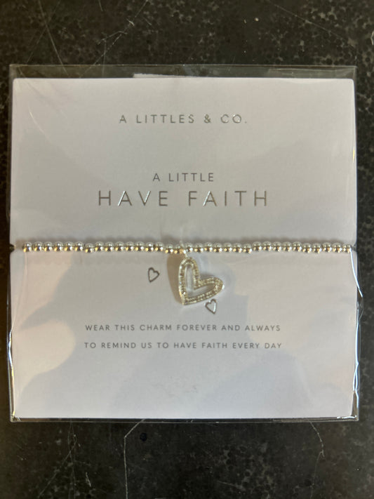 "A Little" Have Faith Bracelet