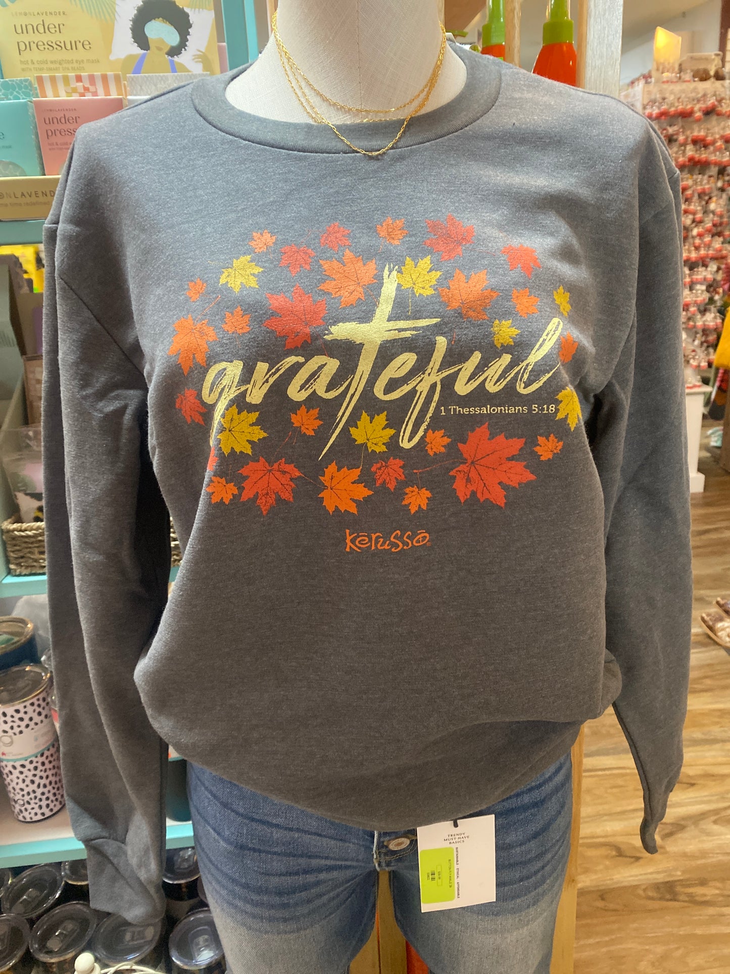 Grateful Crew Neck Sweatshirt