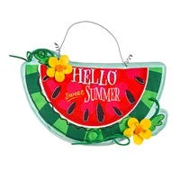 Hello Sweet Summer Watermelon Estate Door Decor