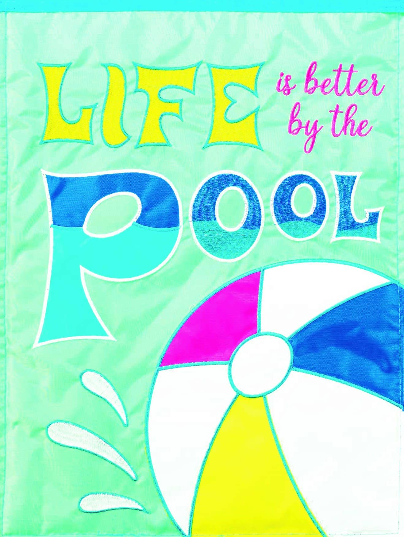 Magnolia - Flag Life Is Better By The Pool 13x18