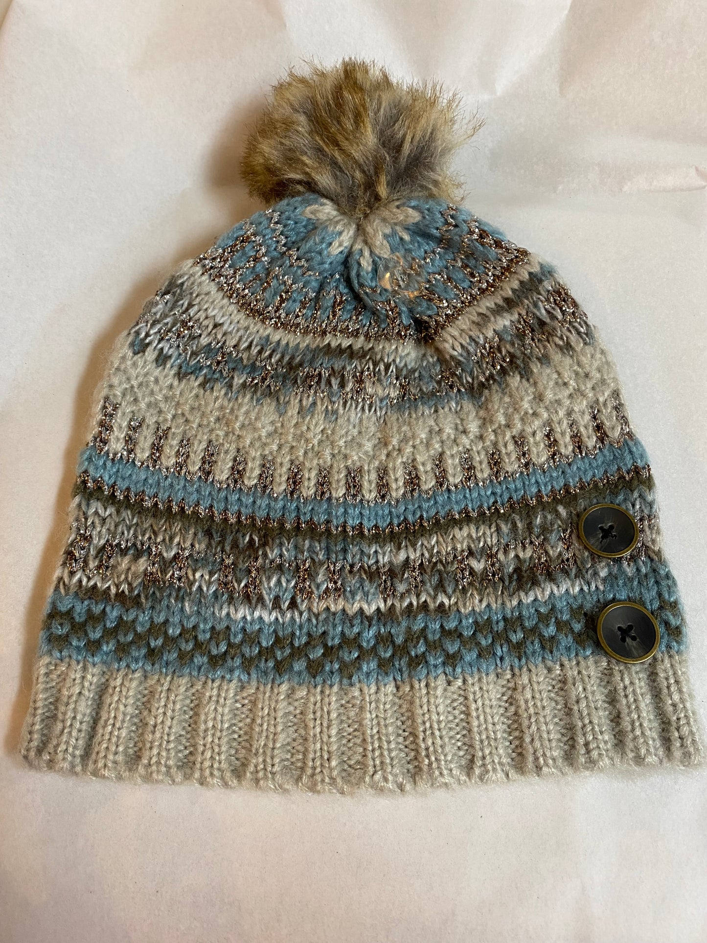 Knit Sparkle Hat