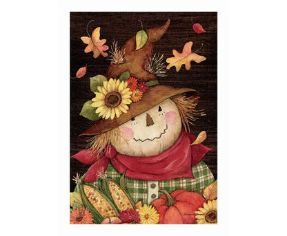 Autumn Scarecrow Garden Flag