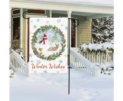 Holiday Vignette Garden Flag