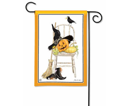 Halloween Scene Garden Flag