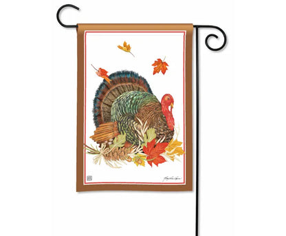 Autumn Turkey Garden Flag