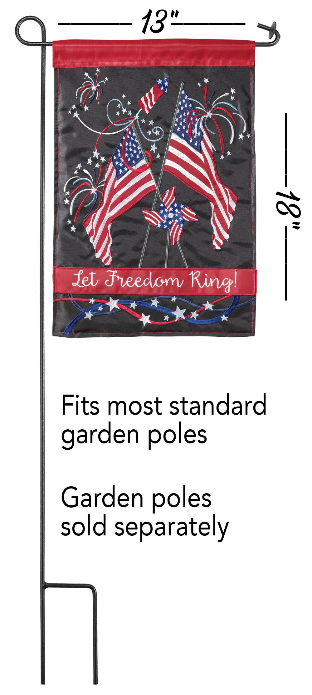 Magnolia - Garden Patriotic-Let Freedom Flag
