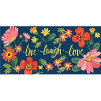 Live Laugh Love Floral Sassafras Switch Mat