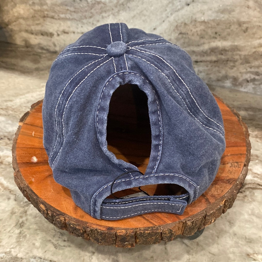 Denim Star Hat