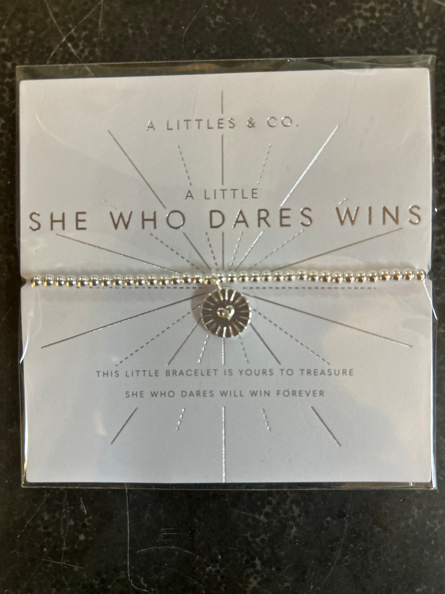 "A Little" She Who Dares Wins Bracelet