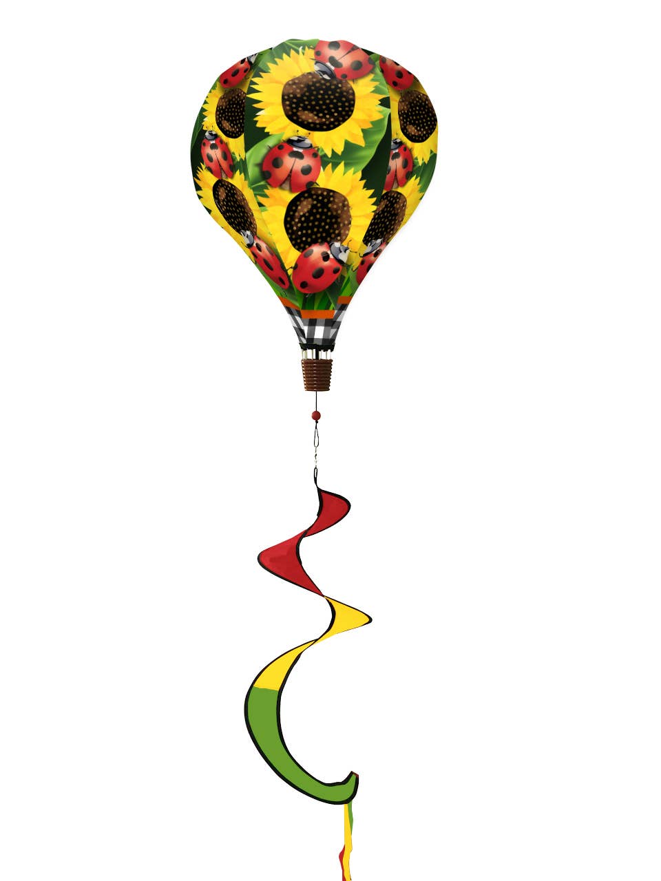 Briarwood Lane - Ladybugs and Sunflowers Hot Air Balloon Wind Twister