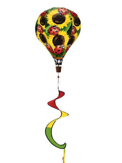 Briarwood Lane - Ladybugs and Sunflowers Hot Air Balloon Wind Twister