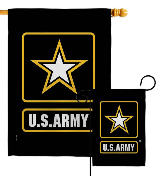 Two Group Flag Co - US Army Armed Forces Military Decor Flag