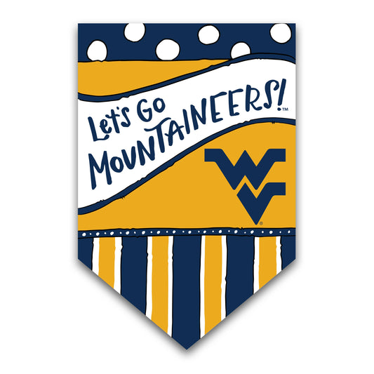 MAGNOLIA LANE - WVU Dots and Stripes Flag