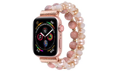 Beaded Apple Watch Elastic Bracelet Band