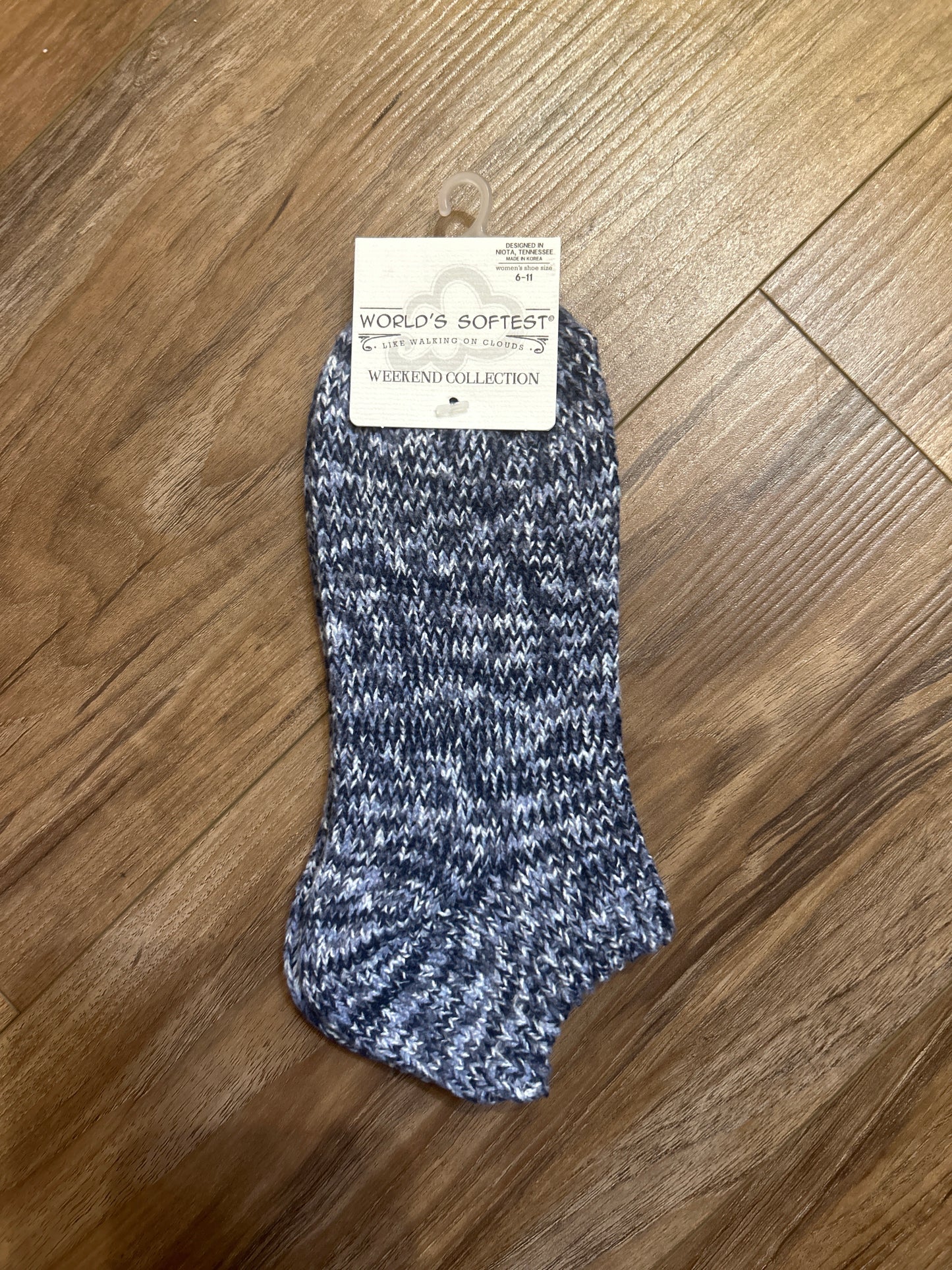 Denim Low World's Softest Socks