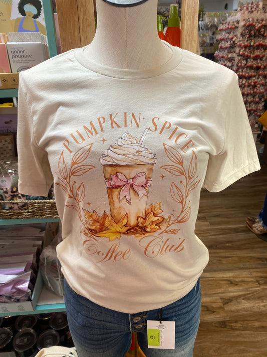 Pumpkin Spice Coffee Club T-Shirt