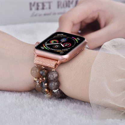 Beaded Apple Watch Elastic Bracelet Band