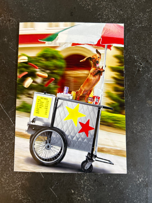 Hot Dogs Greeting Cards