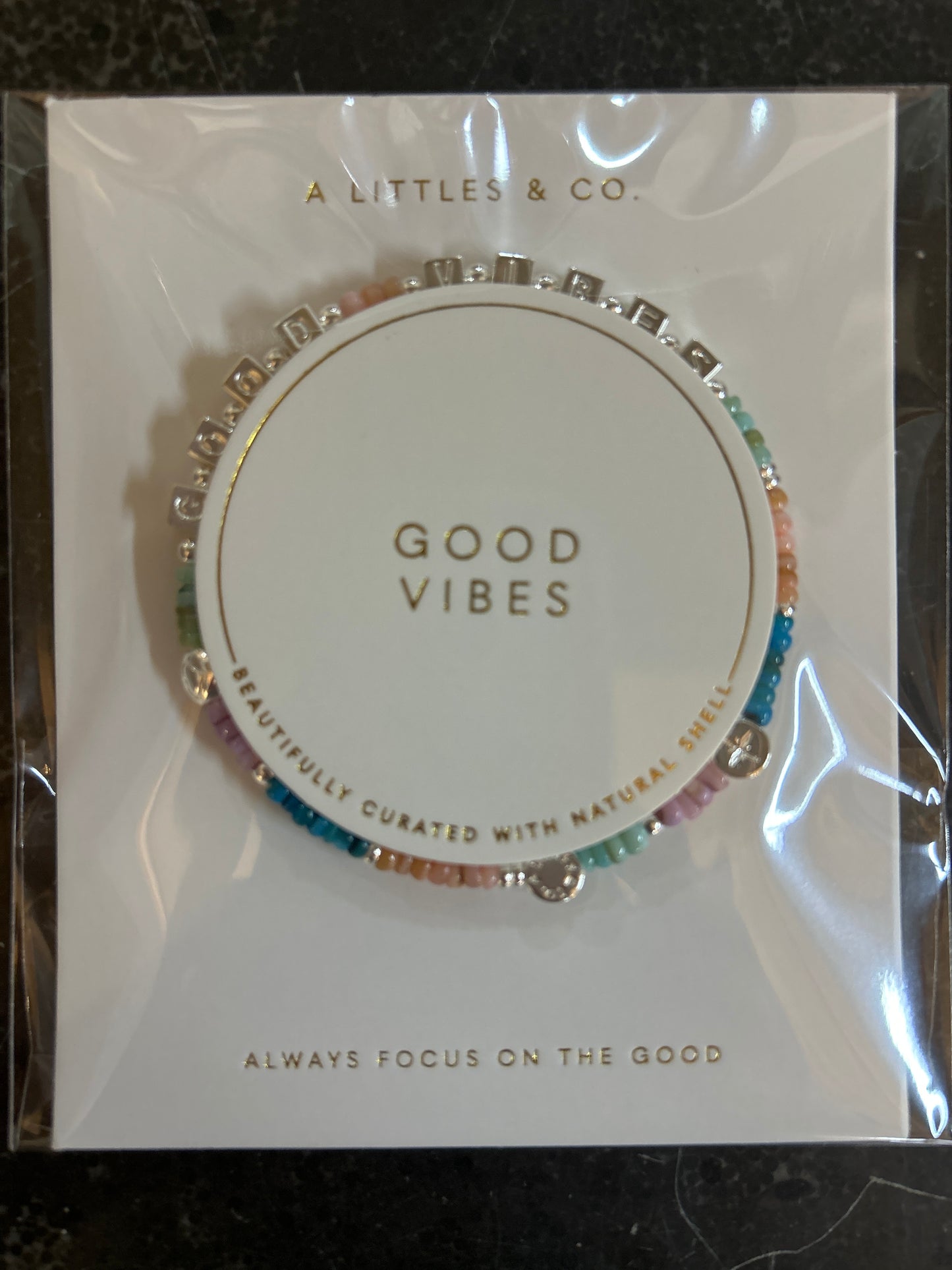 Happy Little Moments Good Vibes Bracelet