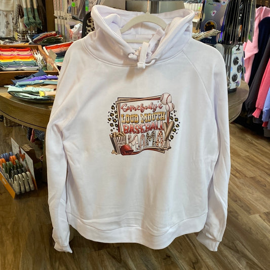 Loud Mouth Baseball Mom Sweatshirt